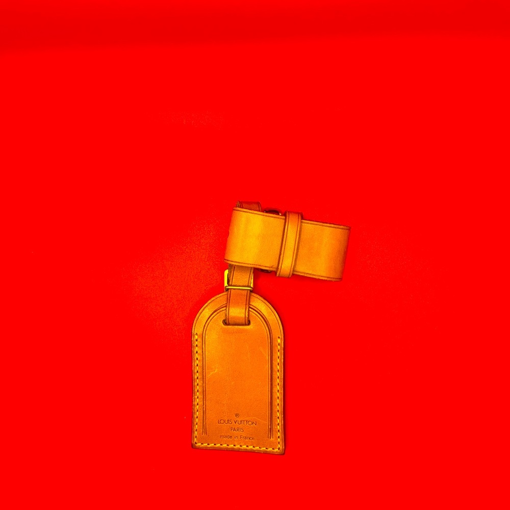 Authentic Louis Vuitton Luggage Tag 2pc Set